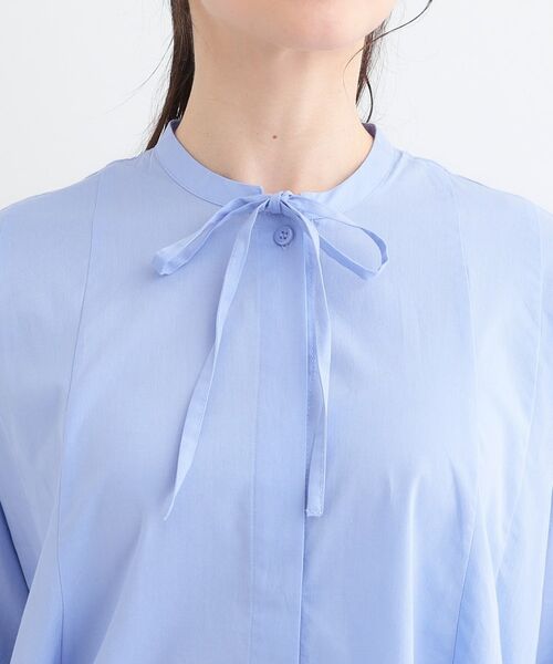 SHOO・LA・RUE / シューラルー シャツ・ブラウス | 【洗える/体型カバー】フレアリボンブラウス | 詳細16