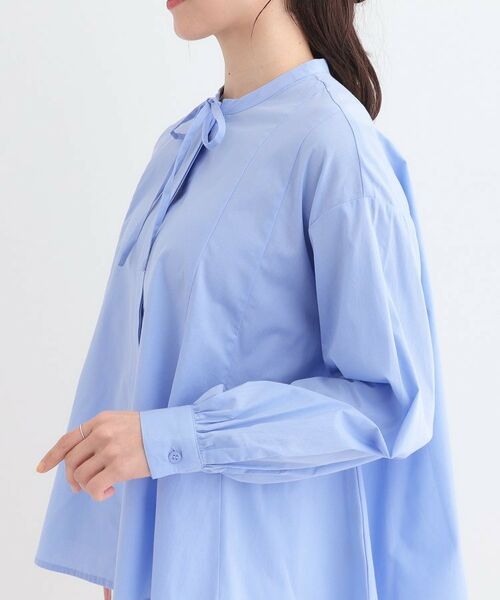 SHOO・LA・RUE / シューラルー シャツ・ブラウス | 【洗える/体型カバー】フレアリボンブラウス | 詳細17