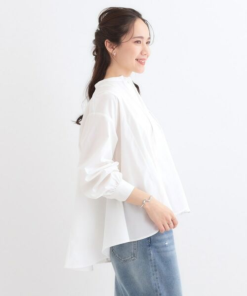 SHOO・LA・RUE / シューラルー シャツ・ブラウス | 【洗える/体型カバー】フレアリボンブラウス | 詳細2