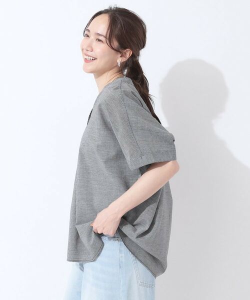 SHOO・LA・RUE / シューラルー シャツ・ブラウス | 【高レビュー/洗える/UV/吸水速乾】洗濯後しわになりにくいリネンブレンドドルマンシャツ | 詳細22