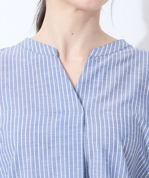 SHOO・LA・RUE / シューラルー シャツ・ブラウス | 【高レビュー/洗える/UV/吸水速乾】洗濯後しわになりにくいリネンブレンドドルマンシャツ | 詳細28