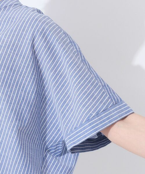 SHOO・LA・RUE / シューラルー シャツ・ブラウス | 【高レビュー/洗える/UV/吸水速乾】洗濯後しわになりにくいリネンブレンドドルマンシャツ | 詳細29