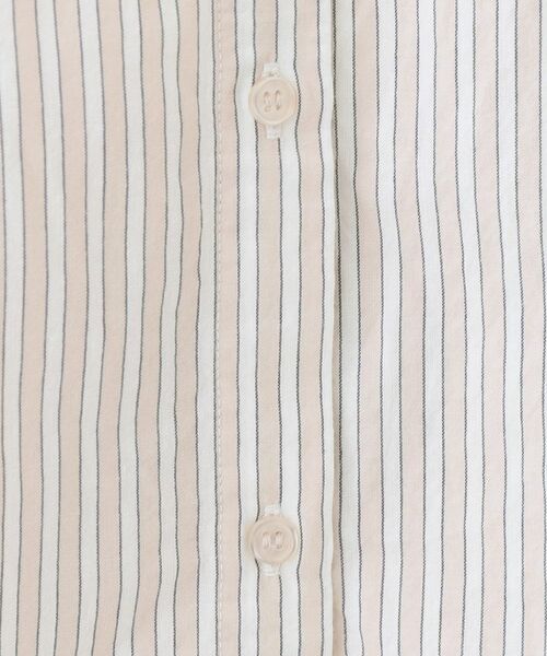 SHOO・LA・RUE / シューラルー シャツ・ブラウス | 【洗える】バックギャザーがポイント 綿ワッシャー前開きシャツ | 詳細12