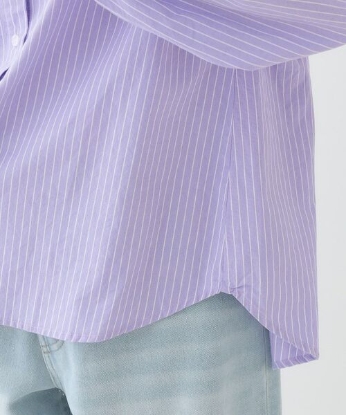 SHOO・LA・RUE / シューラルー シャツ・ブラウス | 【洗える】バックギャザーがポイント 綿ワッシャー前開きシャツ | 詳細26