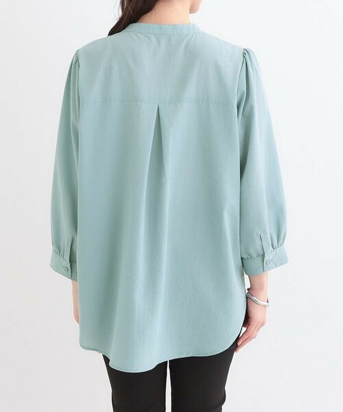 SHOO・LA・RUE / シューラルー シャツ・ブラウス | 【S-LL】お顔周りを華やかに おりがみタックブラウス | 詳細14