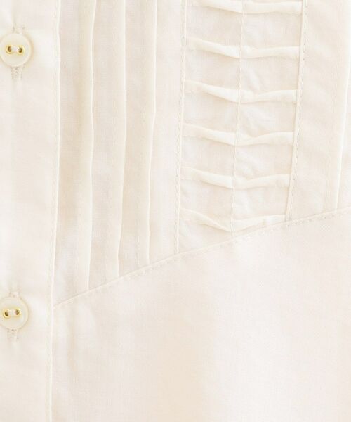 SHOO・LA・RUE / シューラルー シャツ・ブラウス | 【S-LL】お顔周りを華やかに おりがみタックブラウス | 詳細4