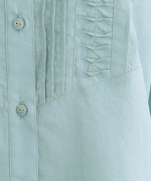 SHOO・LA・RUE / シューラルー シャツ・ブラウス | 【S-LL】お顔周りを華やかに おりがみタックブラウス | 詳細8