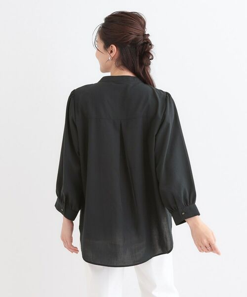 SHOO・LA・RUE / シューラルー シャツ・ブラウス | 【S-LL】お顔周りを華やかに おりがみタックブラウス | 詳細9