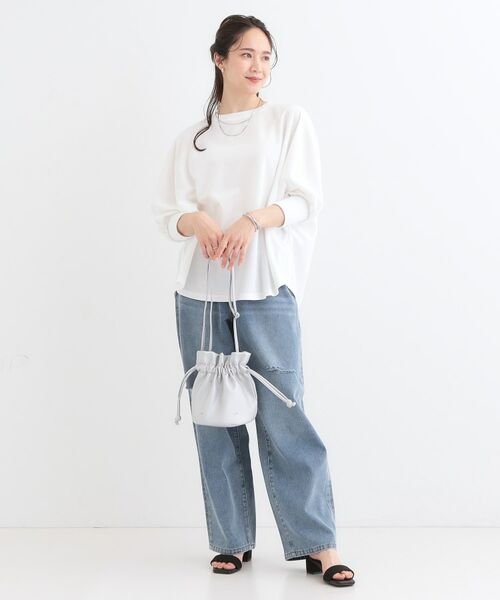 SHOO・LA・RUE / シューラルー ショルダーバッグ | キラキラパーツ付き巾着ショルダーバッグ | 詳細3