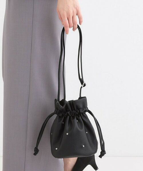 SHOO・LA・RUE / シューラルー ショルダーバッグ | キラキラパーツ付き巾着ショルダーバッグ | 詳細4