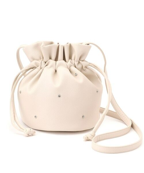 SHOO・LA・RUE / シューラルー ショルダーバッグ | キラキラパーツ付き巾着ショルダーバッグ | 詳細6