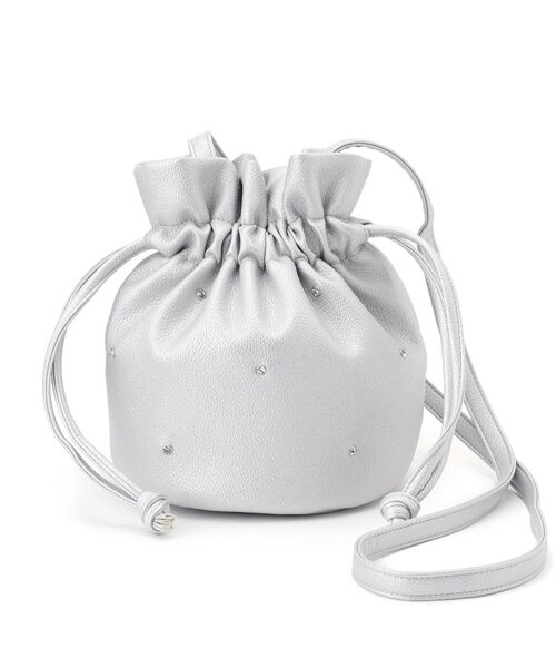 SHOO・LA・RUE / シューラルー ショルダーバッグ | キラキラパーツ付き巾着ショルダーバッグ | 詳細8