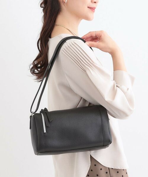 SHOO・LA・RUE/シューラルー ダブルジップショルダーバッグ ブラック(019) 00 SHOO・LA・RUE/シューラルー ダブルジップショルダーバッグ ブラック(019) 00