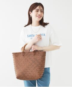 SHOO・LA・RUE / シューラルー トートバッグ | 雑材風メッシュトートバッグ
