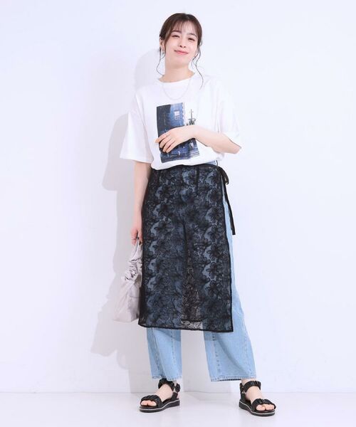 SHOO・LA・RUE / シューラルー サンダル | くしゅくしゅデザインが大人の抜け感をプラスする ギャザーベルトサンダル | 詳細7