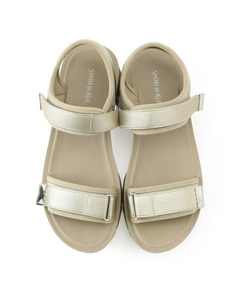 SHOO・LA・RUE / シューラルー サンダル | 【高レビュー】スポーティで上品 大人のためのテープスポサン | 詳細4