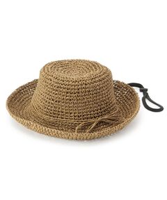 SHOO・LA・RUE / シューラルー ハット | 雑材こま編みハット【サイズ調整／あご紐付き】