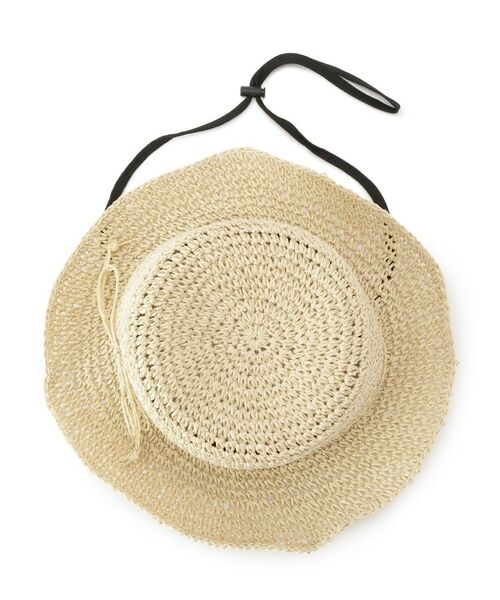 SHOO・LA・RUE / シューラルー ハット | 雑材こま編みハット【サイズ調整／あご紐付き】 | 詳細3