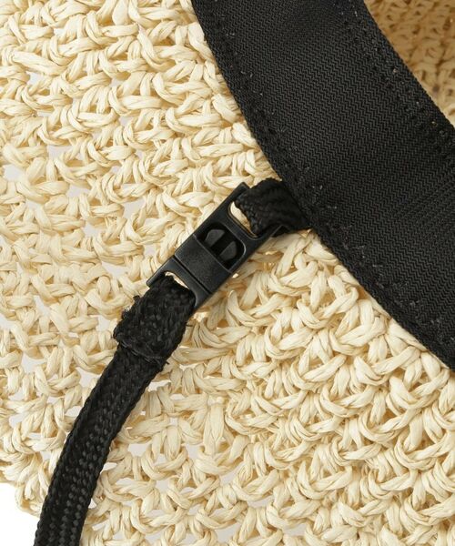 SHOO・LA・RUE / シューラルー ハット | 雑材こま編みハット【サイズ調整／あご紐付き】 | 詳細6