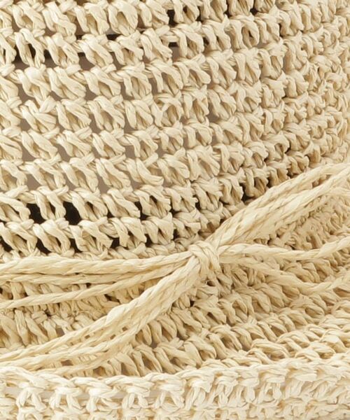 SHOO・LA・RUE / シューラルー ハット | 雑材こま編みハット【サイズ調整／あご紐付き】 | 詳細7