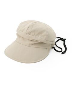 SHOO・LA・RUE / シューラルー ハンチング・キャスケット・ベレー帽 | 【UVカット】つば広キャスケット【サイズ調整／あご紐付き】