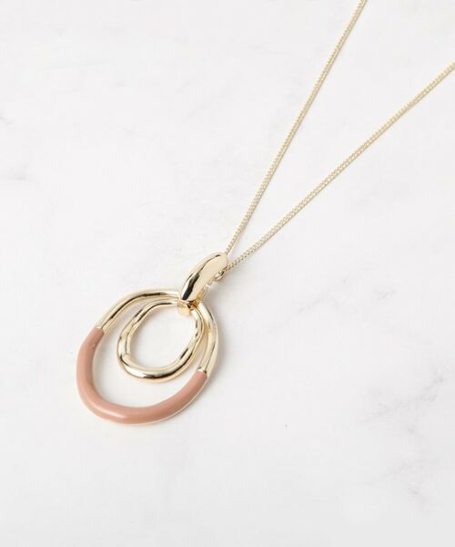 SHOO・LA・RUE/シューラルー オーバル2フープネックレス ゴールド(007) 00 SHOO・LA・RUE/シューラルー オーバル2フープネックレス ゴールド(007) 00