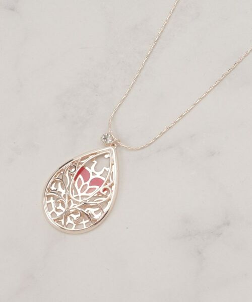 SHOO・LA・RUE / シューラルー ネックレス・ペンダント・チョーカー | ステンドグラス風透かしモチーフネックレス | 詳細1