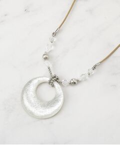 SHOO・LA・RUE / シューラルー ネックレス・ペンダント・チョーカー | ラメ入り月の輪ネックレス