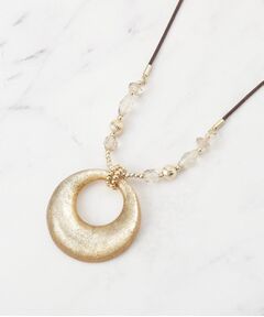 SHOO・LA・RUE / シューラルー ネックレス・ペンダント・チョーカー | ラメ入り月の輪ネックレス