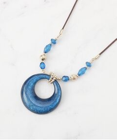 SHOO・LA・RUE / シューラルー ネックレス・ペンダント・チョーカー | ラメ入り月の輪ネックレス