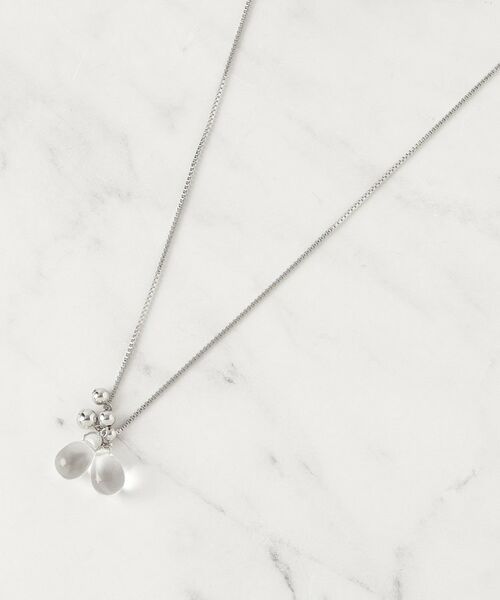 SHOO・LA・RUE / シューラルー ネックレス・ペンダント・チョーカー | 【2WAY】クリアしずく玉ネックレス | 詳細2