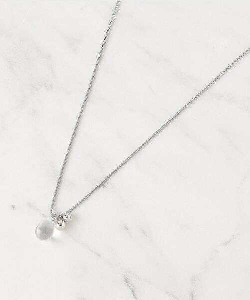 SHOO・LA・RUE / シューラルー ネックレス・ペンダント・チョーカー | 【2WAY】クリアしずく玉ネックレス | 詳細3