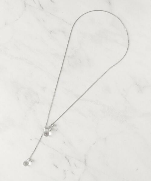 SHOO・LA・RUE / シューラルー ネックレス・ペンダント・チョーカー | 【2WAY】クリアしずく玉ネックレス | 詳細4