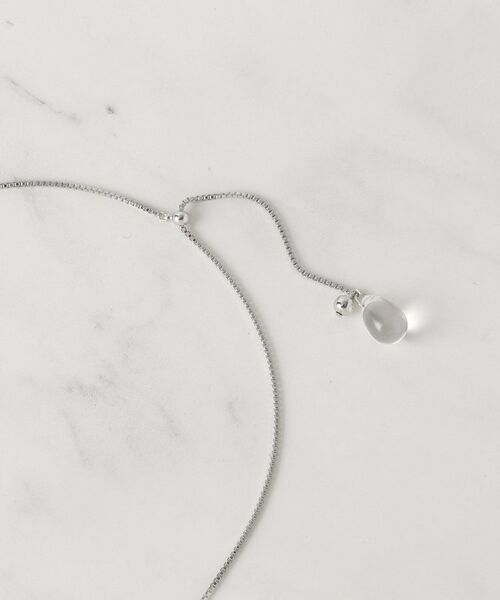SHOO・LA・RUE / シューラルー ネックレス・ペンダント・チョーカー | 【2WAY】クリアしずく玉ネックレス | 詳細6