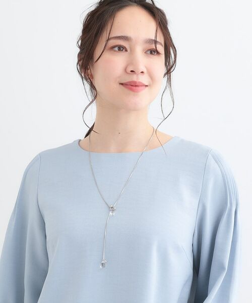 SHOO・LA・RUE / シューラルー ネックレス・ペンダント・チョーカー | 【2WAY】クリアしずく玉ネックレス | 詳細7