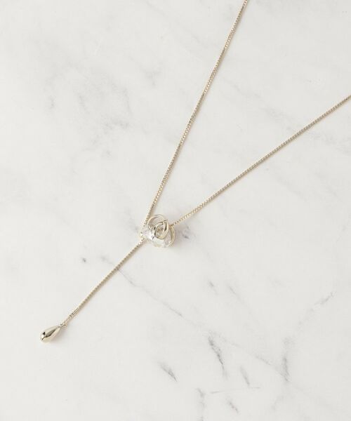 SHOO・LA・RUE / シューラルー ネックレス・ペンダント・チョーカー | 【2WAY】ミニクリアリングネックレス | 詳細1