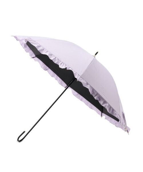 SHOO・LA・RUE/シューラルー 【長傘/晴雨兼用】【Wpc.】遮光フリルクラシック ロング ラベンダー(080) 00 SHOO・LA・RUE/シューラルー 【長傘/晴雨兼用】【Wpc.】遮光フリルクラシック ロング ラベンダー(080) 00
