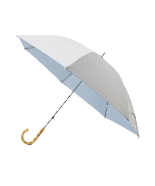 SHOO・LA・RUE/シューラルー 【日傘/晴雨兼用】【Wpc.】遮光インサイドカラー ロング グレー(512) 00 SHOO・LA・RUE/シューラルー 【日傘/晴雨兼用】【Wpc.】遮光インサイドカラー ロング グレー(512) 00