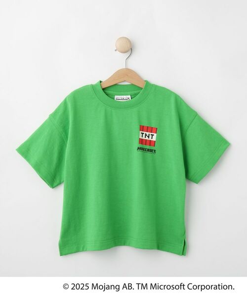 SHOO・LA・RUE / シューラルー Tシャツ | 【マインクラフト】プリントBIG Tシャツ(グリーン(022))