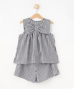 SHOO・LA・RUE / シューラルー セットアップ | 【100-150cm】着るだけでコーデが決まる ギンガムチェックセットアップ