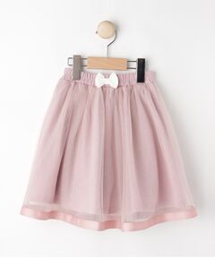 SHOO・LA・RUE / シューラルー ミニ・ひざ丈スカート | 【100-120cm】裾グログランチュールスカート