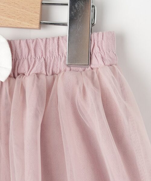 SHOO・LA・RUE / シューラルー ミニ・ひざ丈スカート | 【100-120cm】裾グログランチュールスカート | 詳細4