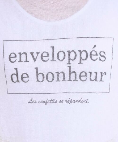 SHOO・LA・RUE / シューラルー ニット・セーター | 【S-LL】シアー感がこなれ見え お袖ゆったりロゴニット | 詳細12