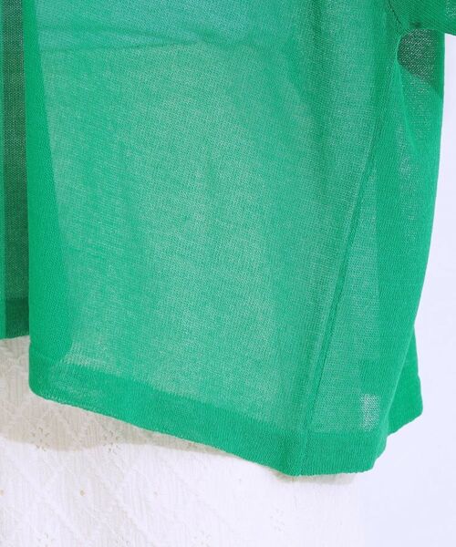 SHOO・LA・RUE / シューラルー ニット・セーター | 【S-LL】シアー感がこなれ見え お袖ゆったりロゴニット | 詳細22