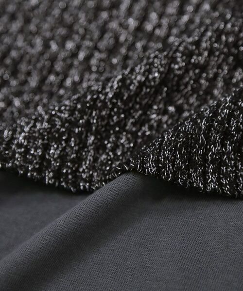 SHOO・LA・RUE / シューラルー その他トップス | 【S-LL/2点セット】ラメニットキャミ＆ロゴTシャツ | 詳細11