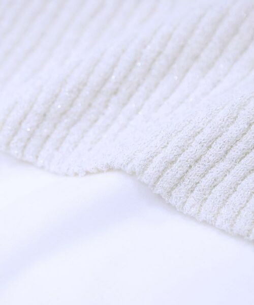 SHOO・LA・RUE / シューラルー その他トップス | 【S-LL/2点セット】ラメニットキャミ＆ロゴTシャツ | 詳細4