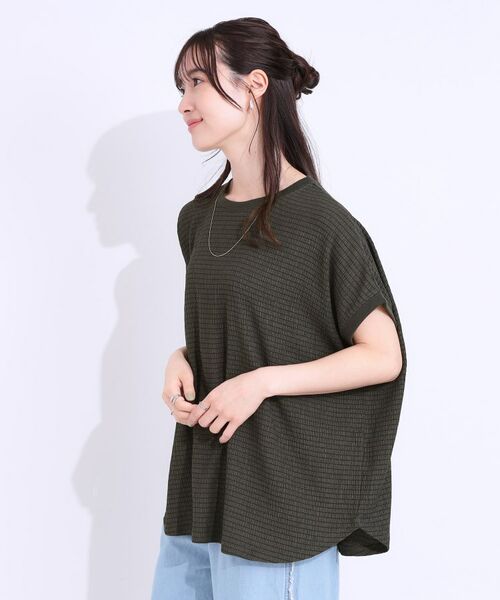 SHOO・LA・RUE / シューラルー カットソー | 【洗える】ぽこぽこフレンチスリーブTシャツ | 詳細18