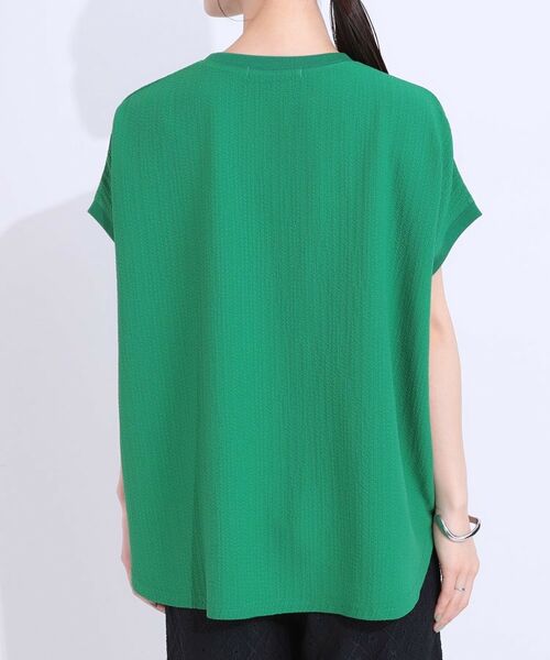 SHOO・LA・RUE / シューラルー カットソー | 【洗える】ぽこぽこフレンチスリーブTシャツ | 詳細23