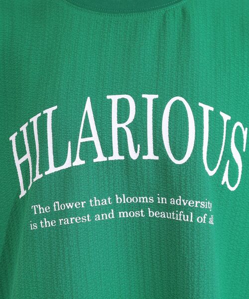 SHOO・LA・RUE / シューラルー カットソー | 【洗える】ぽこぽこフレンチスリーブTシャツ | 詳細27