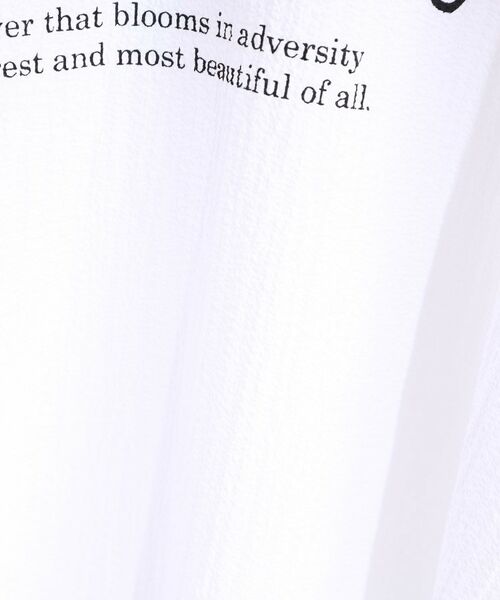 SHOO・LA・RUE / シューラルー カットソー | 【洗える】ぽこぽこフレンチスリーブTシャツ | 詳細4